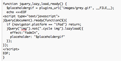 jQuery(“img”).not(“.cycle img”).lazyload({ というかしょ