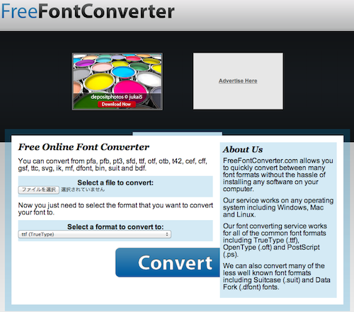 Free Online Font Converter